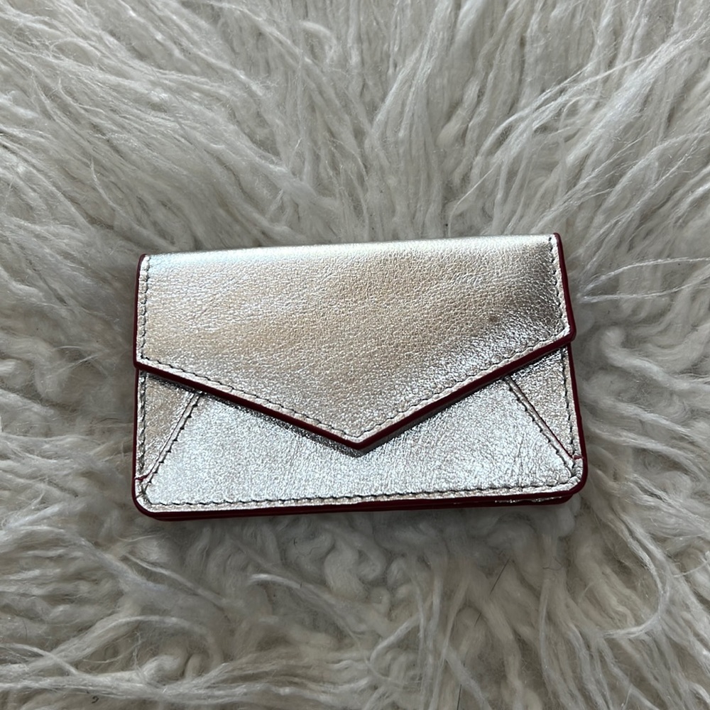 RFID blocking leather card holder